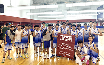Tapics Junior Varsity Boys Runner-Up competition